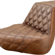 Load image into Gallery viewer, Saddlemen Step-Up Seat - Full Lattice Stitch - Brown - FL/FX '18-'23 818-27-175BR - Main Product View