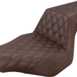 Load image into Gallery viewer, Saddlemen Step-Up Seat - Full Lattice Stitch - Brown - FXSB 813-27-175BR - Main Product View