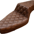 Load image into Gallery viewer, Saddlemen Step-Up Seat - Full Lattice Stitch - Brown - XL 807-03-175BR - Main Product View