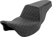Load image into Gallery viewer, Saddlemen Step-Up Seat - Honeycomb - Black Stitching - FL '08-'23 808-07B-177 - Main Product View