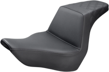 Load image into Gallery viewer, Saddlemen Step-Up Seat - Rear Lattice Stitch - Black 818-29-173 - Main Product View