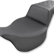 Load image into Gallery viewer, Saddlemen Step-Up Seat - Rear Lattice Stitch - Black - FL '08-'23 808-07B-173 - Main Product View