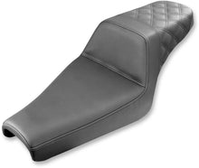 Load image into Gallery viewer, Saddlemen Step-Up Seat - Rear Lattice Stitch - Black - XL 807-11-173 - Main Product View