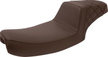 Load image into Gallery viewer, Saddlemen Step-Up Seat - Rear Lattice Stitch - Brown 891-04-173BR - Main Product View