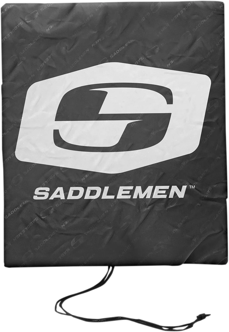 Saddlemen TR2300DE TL Sissy Bar Bag - Black EX000043S - Back View