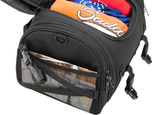 Load image into Gallery viewer, Saddlemen TR2300DE TL Sissy Bar Bag - Black EX000043S - Installation View