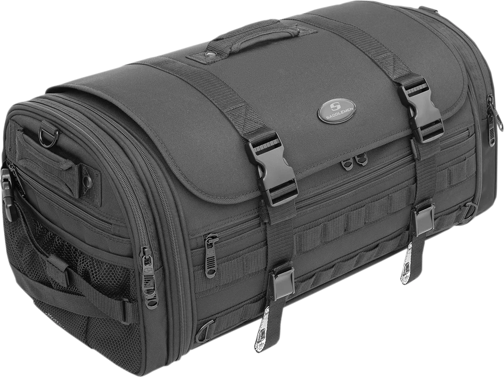 Saddlemen TR3300 Tactical Deluxe Rack Bag - Black EX000043A - Main Product View