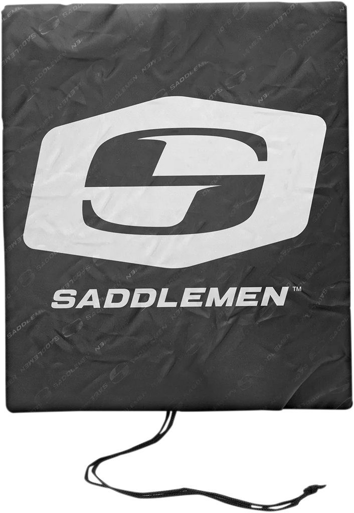 Saddlemen TR3300 Tactical Deluxe Rack Bag - Black EX000043A - Side View