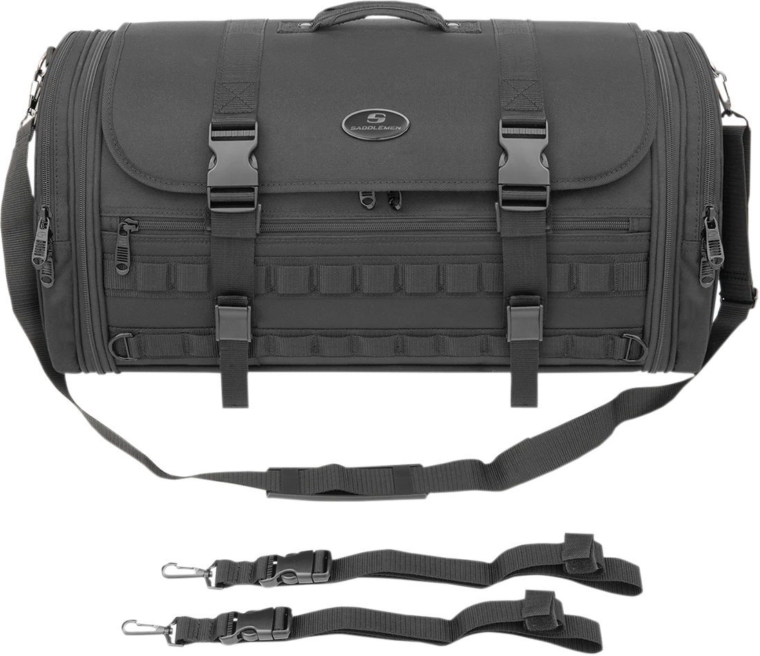 Saddlemen TR3300 Tactical Deluxe Rack Bag - Black EX000043A - Additional View 5