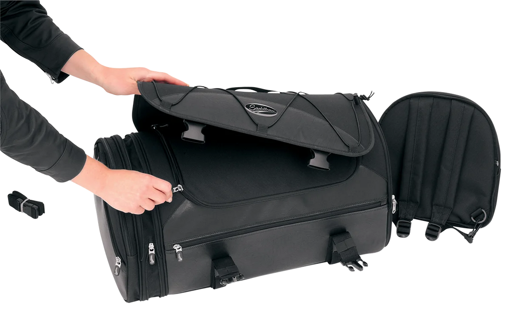 Saddlemen TR3300DE Deluxe Rack Bag - Side View
