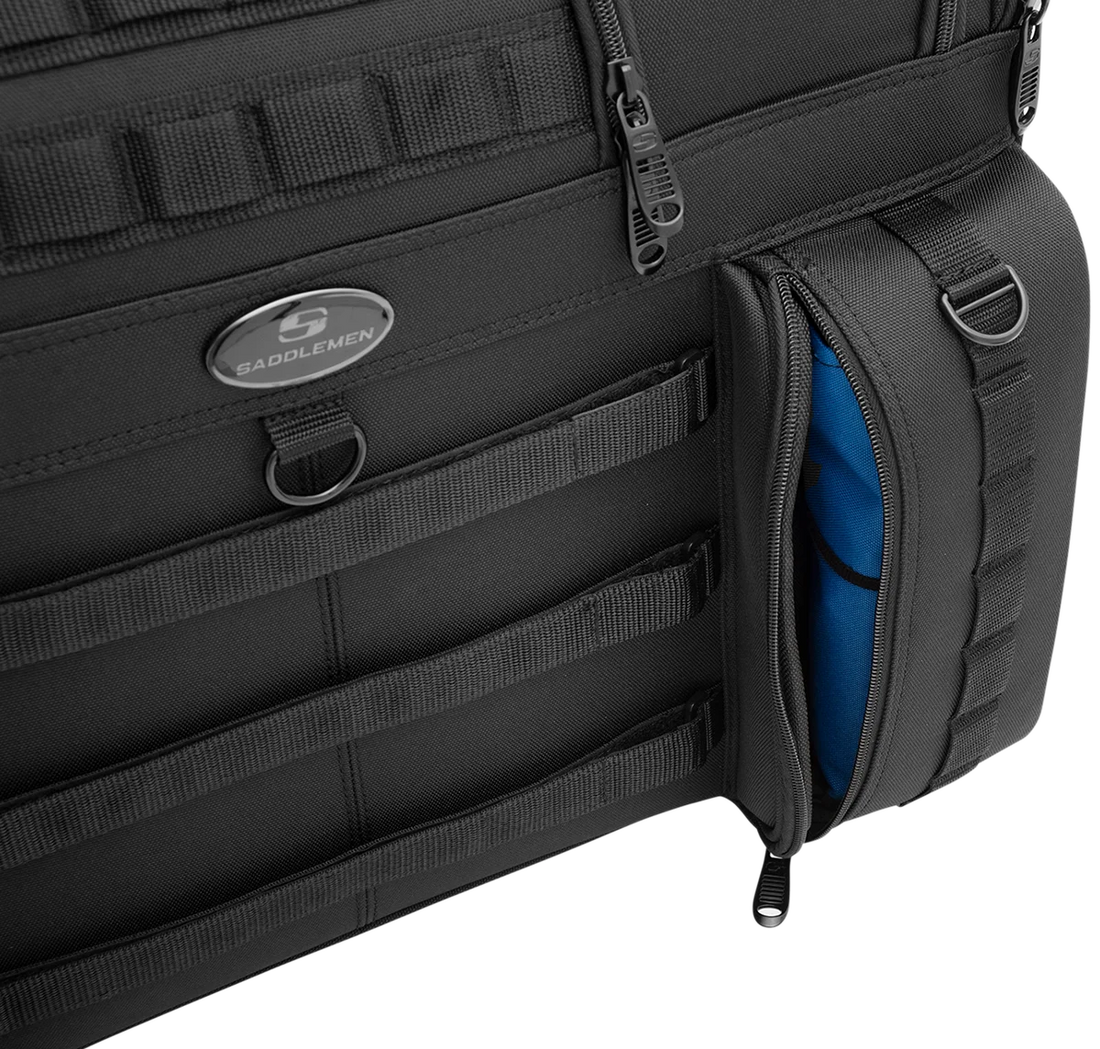 Saddlemen Tactical Backrest Bag EX00033A - Installation View