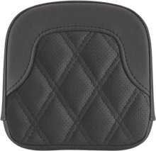 Load image into Gallery viewer, Saddlemen Tall Sissy Bar Pad - RoadSofa™ - Lattice Stitch - Black - FL '99-'23 040744 - Main Product View