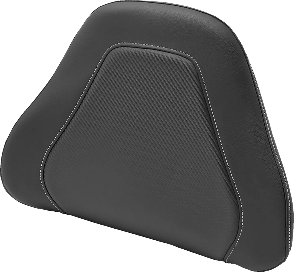 Saddlemen Tour-Pak® Backrest Pad Cover - Carbon Fiber - Black 88-11885CF - Main Product View