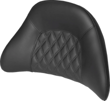 Load image into Gallery viewer, Saddlemen Tour-Pak® Backrest Pad Cover - Lattice Stitched - Black 01-11884LS - Main Product View