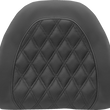 Load image into Gallery viewer, Saddlemen Tour-Pak® Backrest Pad Cover - Lattice Stitched - Black 88-11884LS - Main Product View