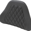 Load image into Gallery viewer, Saddlemen Tour-Pak® Backrest Pad Cover - Lattice Stitched - Black 88-11885LS - Main Product View
