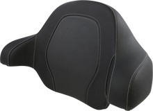 Load image into Gallery viewer, Saddlemen Tour-Pak® Backrest Pad - Lattice Stitch - Red Stitch - FL '14-'24 814-07-15004