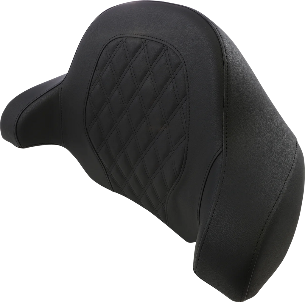 Saddlemen Tour-Pak® Backrest Pad - Step-Up - Lattice Stitch - Black - FL '14-'23 814-07-TPACK-SU - Main Product View