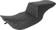 Load image into Gallery viewer, Saddlemen Tour Step-Up Seat - Front Lattice Stitch - Black - FL '97-'07 897-06-192 - Main Product View
