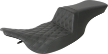Load image into Gallery viewer, Saddlemen Tour Step-Up Seat - Front Lattice Stitch - Black - FL '97-'07 897-07-192 - Main Product View