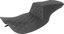 Load image into Gallery viewer, Saddlemen Tour Step-Up Seat - Full Lattice Stitch - Black - FL '97-'07 897-06-195 - Main Product View