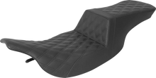 Load image into Gallery viewer, Saddlemen Tour Step-Up Seat - Full Lattice Stitch - Black - FL '97-'07 897-07-195 - Main Product View