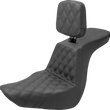 Load image into Gallery viewer, Saddlemen Tour Step-Up Seat - Rider Backrest - Front Lattice Stitch - FLSB/FXLR '18-'23 818-29-192BR - Main Product View