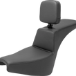Load image into Gallery viewer, Saddlemen Tour Step-Up Seat - Rider Backrest - Plain - FXBB/FXST '18-'23 818-30-194BR - Main Product View