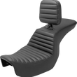 Load image into Gallery viewer, Saddlemen Tour Step-Up Seat - Rider Backrest - Tuck-n-Roll - Dyna '06-'17 806-04-191BR - Main Product View