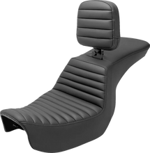 Load image into Gallery viewer, Saddlemen Tour Step-Up Seat - Rider Backrest - Tuck-n-Roll - Dyna '06-'17 806-04-191BR - Main Product View
