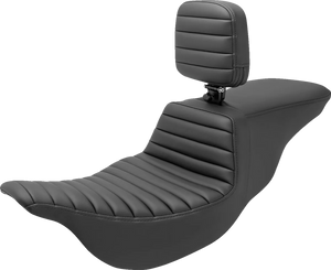 Saddlemen Tour Step-Up Seat - Rider Backrest - Tuck-n-Roll - FL '08-'23 808-07B-191BR - Main Product View