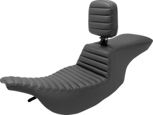 Load image into Gallery viewer, Saddlemen Tour Step-Up Seat - Rider Backrest - Tuck-n-Roll - FL '97-'07 897-07-191BR - Main Product View
