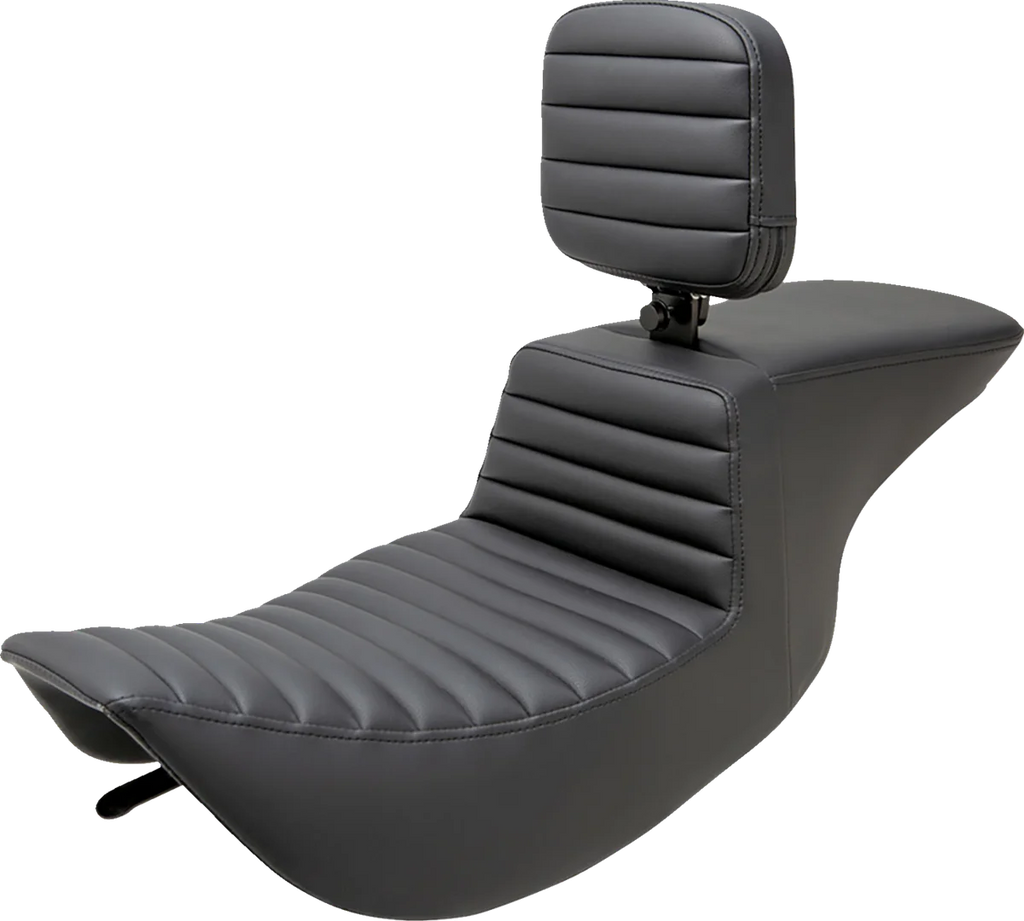 Saddlemen Tour Step-Up Seat - Rider Backrest - Tuck-n-Roll - FLHR/FLHX '97-'07 897-06-191BR - Main Product View