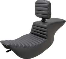 Load image into Gallery viewer, Saddlemen Tour Step-Up Seat - Rider Backrest - Tuck-n-Roll - FLHR/FLHX '97-'07 897-06-191BR - Main Product View