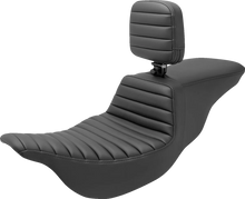 Load image into Gallery viewer, Saddlemen Tour Step-Up Seat - Smooth - Black - FL '97-'07 897-06-194 - Side View