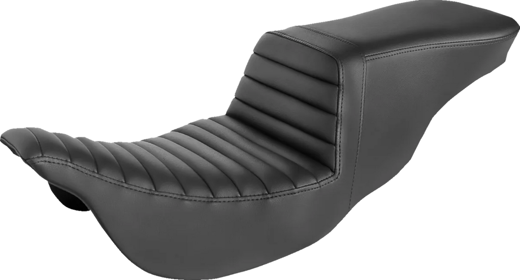 Saddlemen Tour Step-Up Seat - Tuck-n-Roll - Black - FL '08-'22 808-07B-191 - Main Product View
