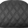 Load image into Gallery viewer, Saddlemen Touring Sissy Bar Pad - Black - Lattice Stitch - Indian '14-'22 061143 - Main Product View