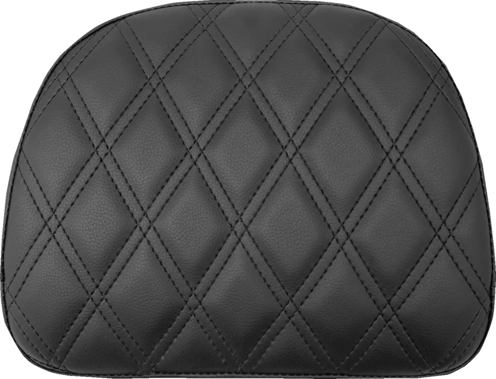 Saddlemen Touring Sissy Bar Pad - Black - Lattice Stitch - Indian '14-'22 061143 - Main Product View