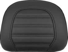 Load image into Gallery viewer, Saddlemen Touring Sissy Bar Pad - Black - Lattice Stitch - Indian '14-'22 061143 - Side View