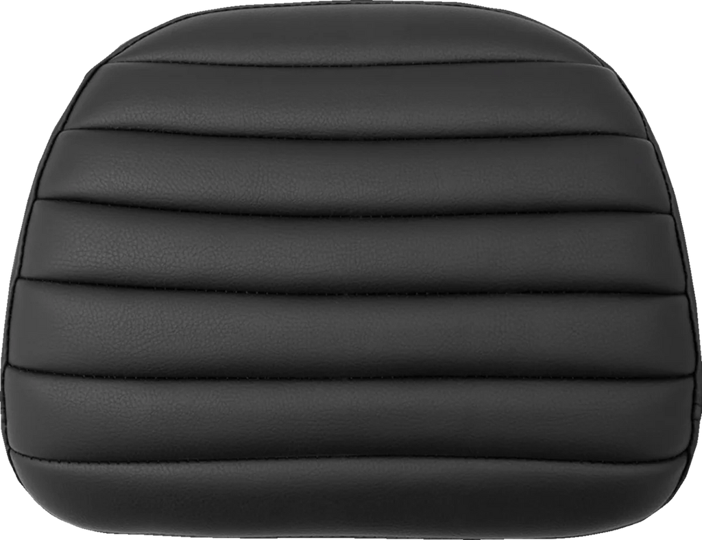 Saddlemen Touring Sissy Bar Pad - Black - Tuck-n-Roll - Indian '14-'22 061146 - Main Product View