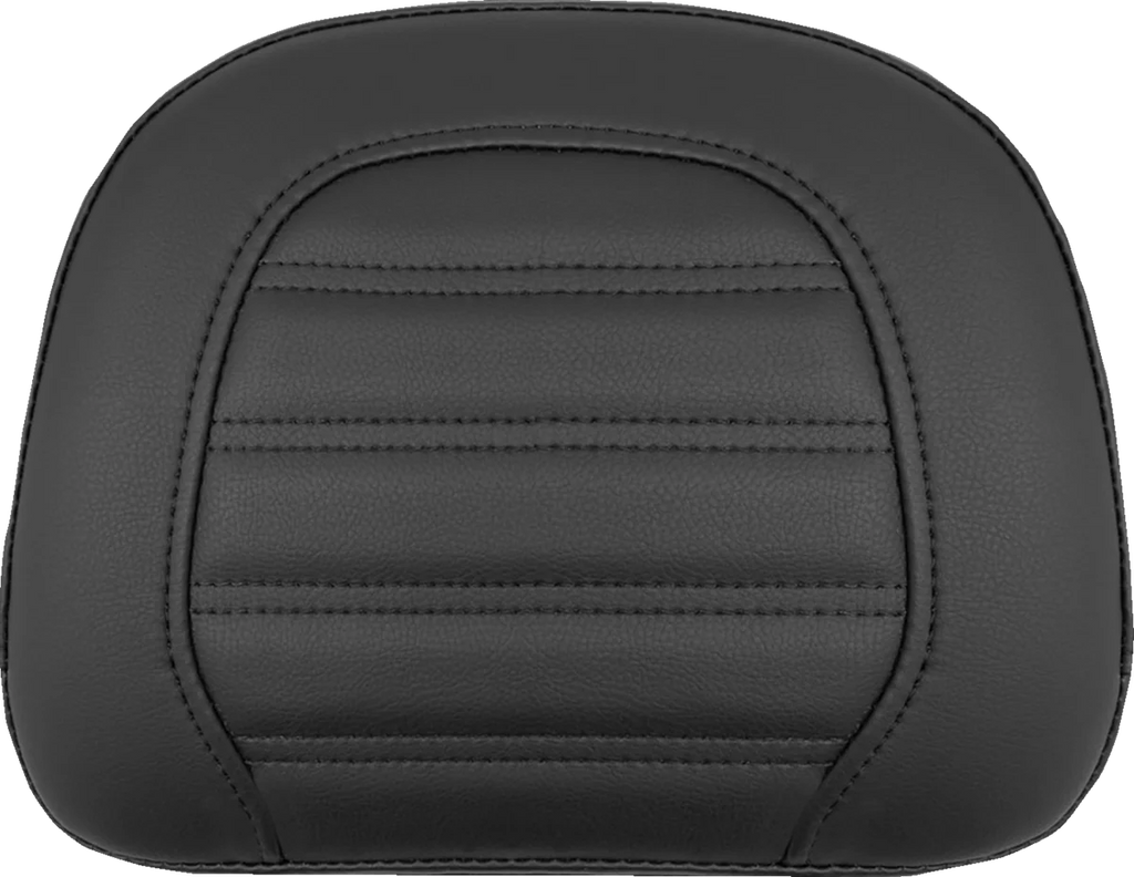 Saddlemen Touring Sissy Bar Pad - Black - Tuck-n-Roll - Indian '14-'22 061146 - Side View