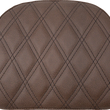 Load image into Gallery viewer, Saddlemen Touring Sissy Bar Pad - Brown - Lattice Stitch - Indian '14-'22 061145 - Main Product View