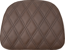 Load image into Gallery viewer, Saddlemen Touring Sissy Bar Pad - Brown - Lattice Stitch - Indian '14-'22 061145 - Main Product View