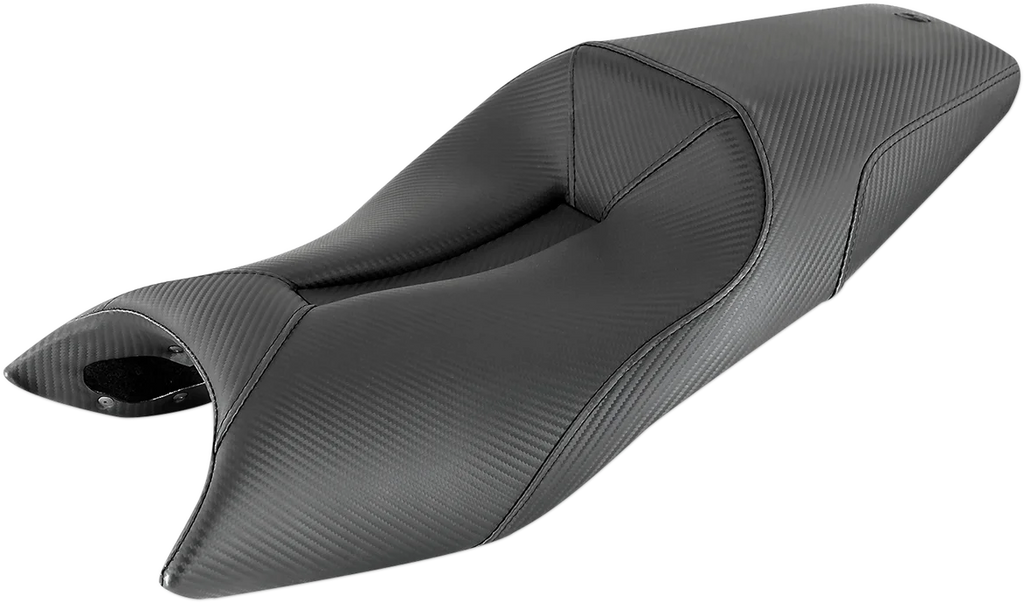 Saddlemen Track Seat - Solo - Carbon Fiber - Black - Duke 790/890 '19-'21 0810-KT18 - Side View