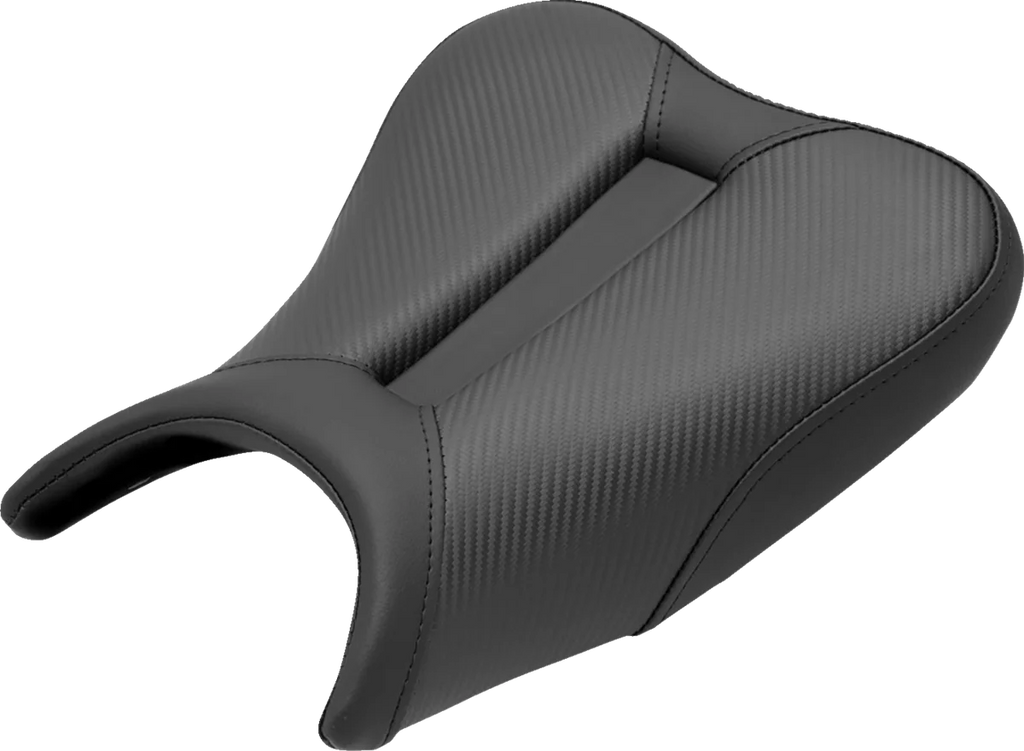 Saddlemen Track Seat - Solo - Carbon Fiber - Black - Ninja 400 '18-'22 0810-K080 - Main Product View