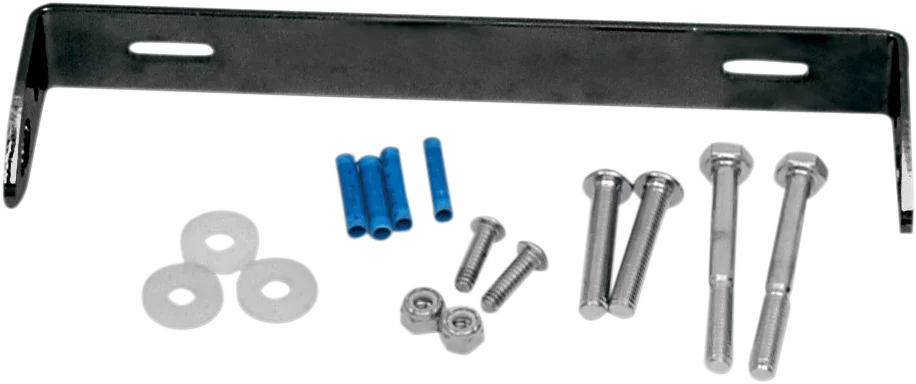 Saddlemen Turn Signal Relocation Kit - Chrome - Universal - Side View