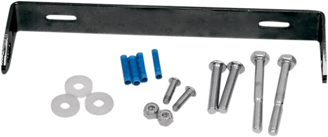 Saddlemen Turn Signal Relocation Kit - Chrome - Universal - Side View