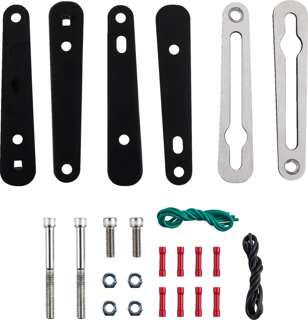 Saddlemen Turn Signal Relocation Kit - Dyna - Black - Main Product View
