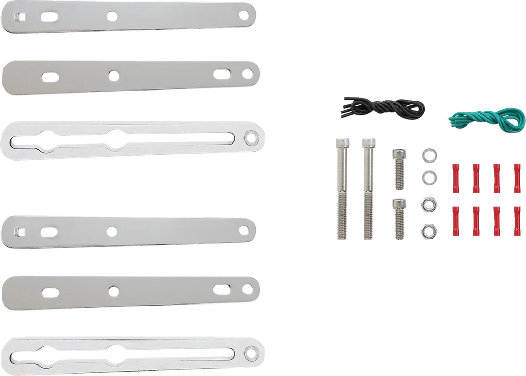 Saddlemen Turn Signal Relocation Kit - Sportster - Chrome - Main Product View