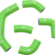 Load image into Gallery viewer, Samco Sport Radiator Hose Kit - Green - Kawasaki - Main Product View